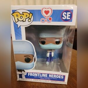 Funko Pop Frontline Heroes in Purple Scruba and White Lab Coat (112)